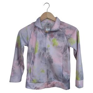 Adidas Youth Girls  Full Zip Light Track Jacket Size Small